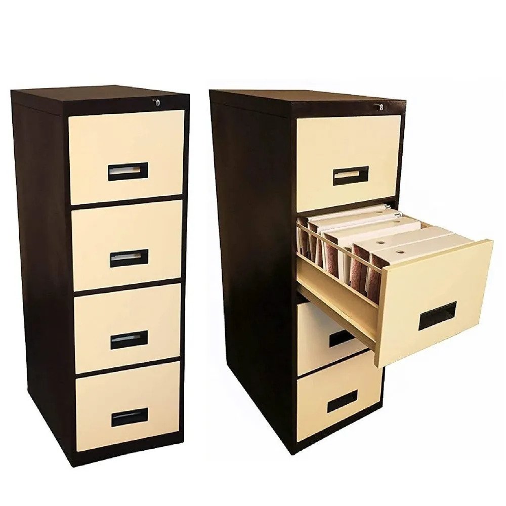 Iron 4 Drawers File Cabinets For Office Manufacturers, Suppliers, Exporters in Delhi